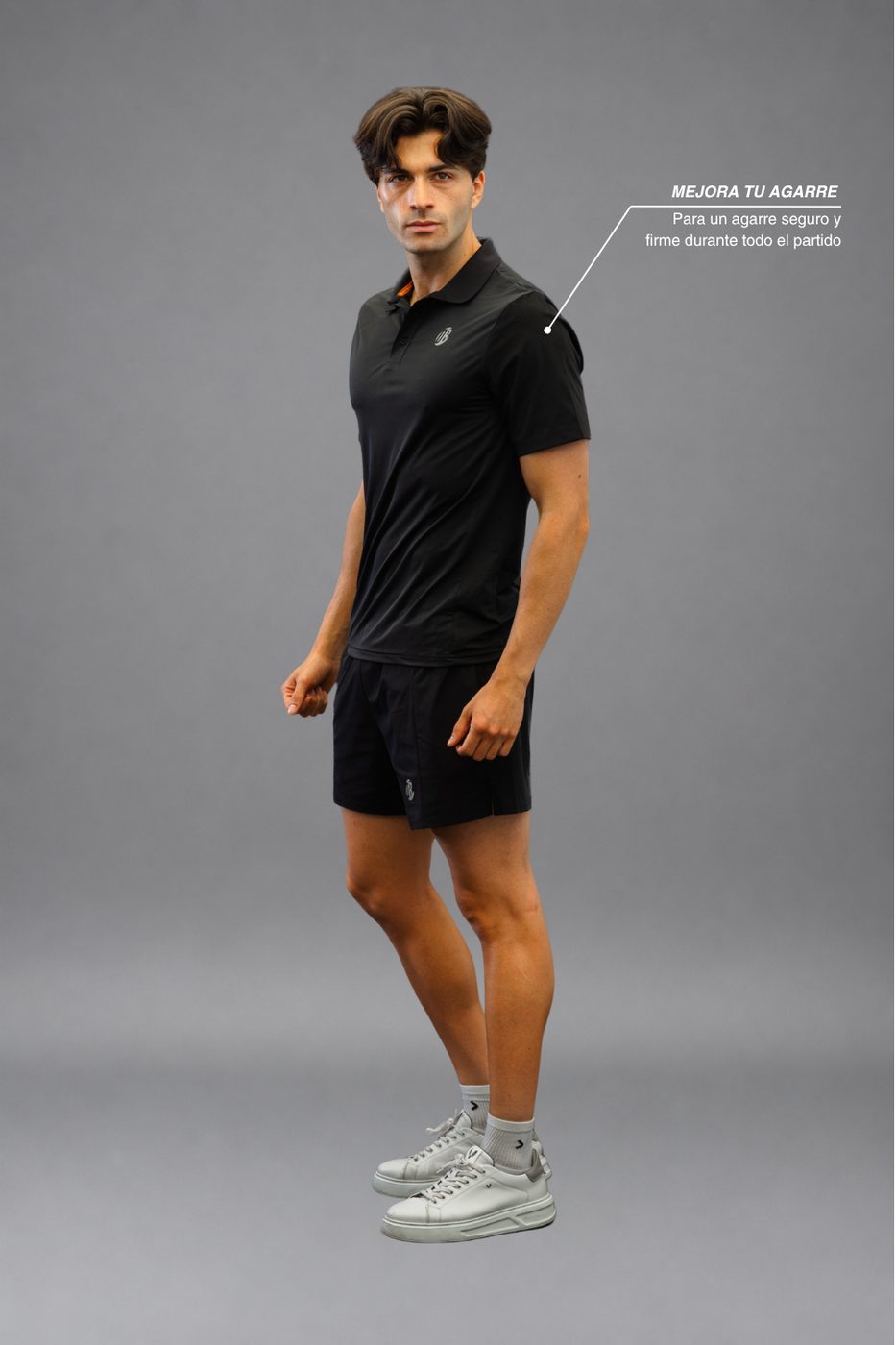 Polo Negro Hombre - foto 2