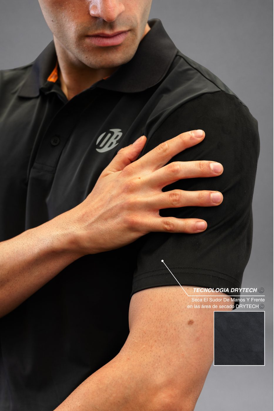Polo Negro Hombre - foto 4