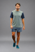 Camiseta Clásica Azul Hombre