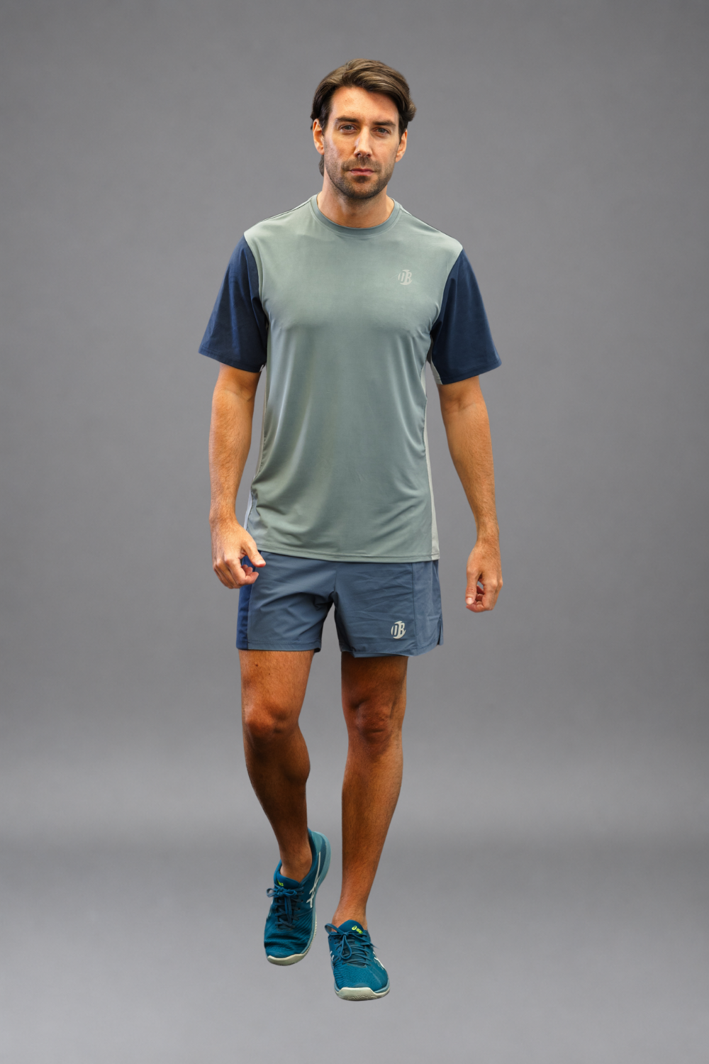 Camiseta Clásica Azul Hombre