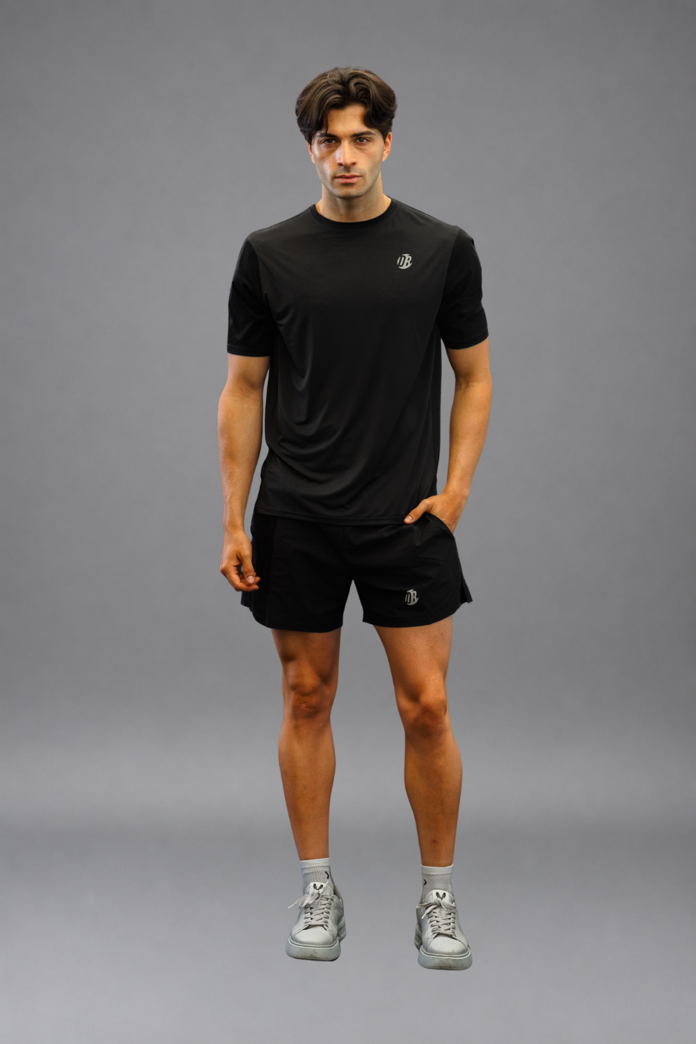 Camiseta Clásica Negra Hombre