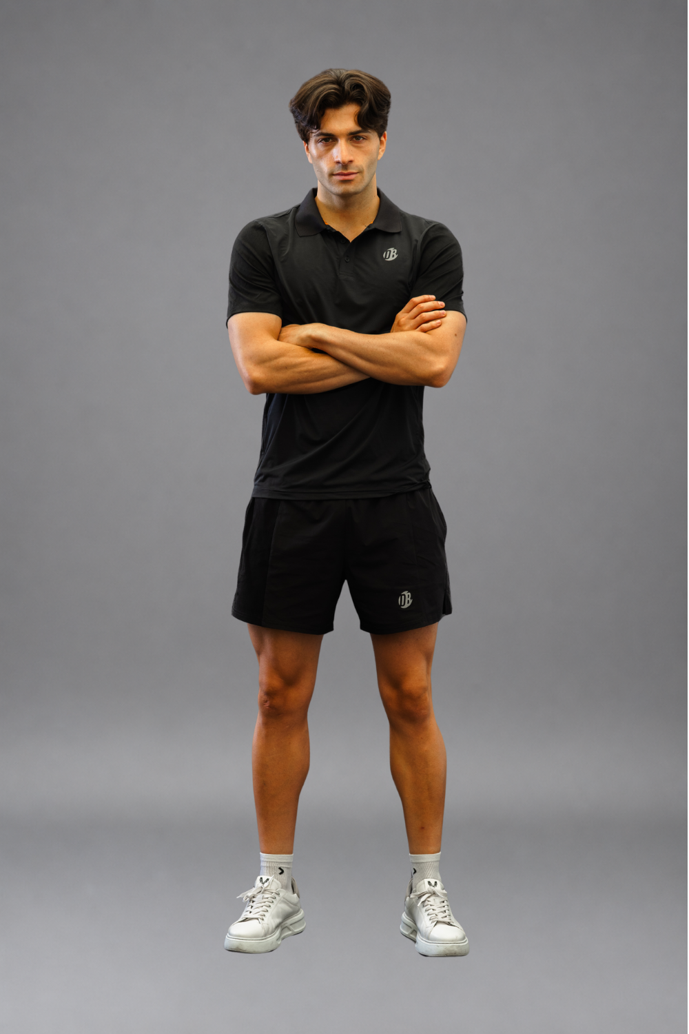 Polo Negro Hombre